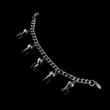 Load image into Gallery viewer, teeth charm bracelet
