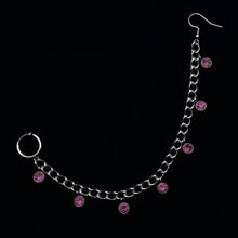 Load image into Gallery viewer, glass gem nose chain
