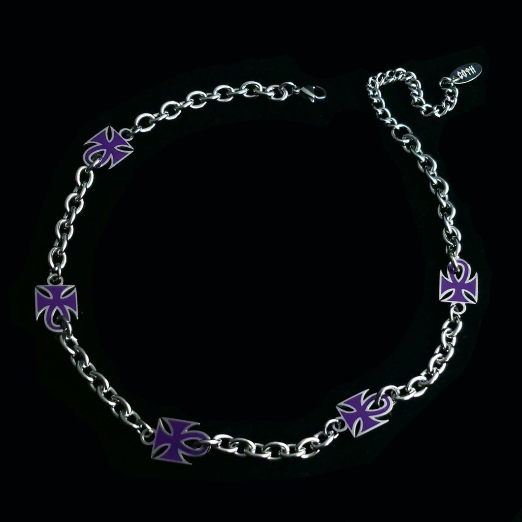 Inverted ankh chain choker/necklace