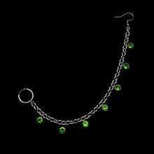 Load image into Gallery viewer, glass gem nose chain
